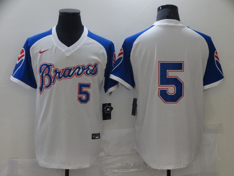 Braves 5 Freddie Freeman White Nike Turn Back the Clock Jersey,We sell and wholesale Braves 5 Freddie Freeman White Nike Turn Back the Clock Jersey on line form chian!